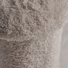 The Jonzac Footrest — vintage-modern pouffe in natural wool from Laiyahome