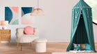The Jonzac Footrest — vintage-modern pouffe in natural wool from Laiyahome