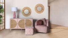The Bougue Footrest — Art Deco pouffe in high-performance polyester from Laiyahome