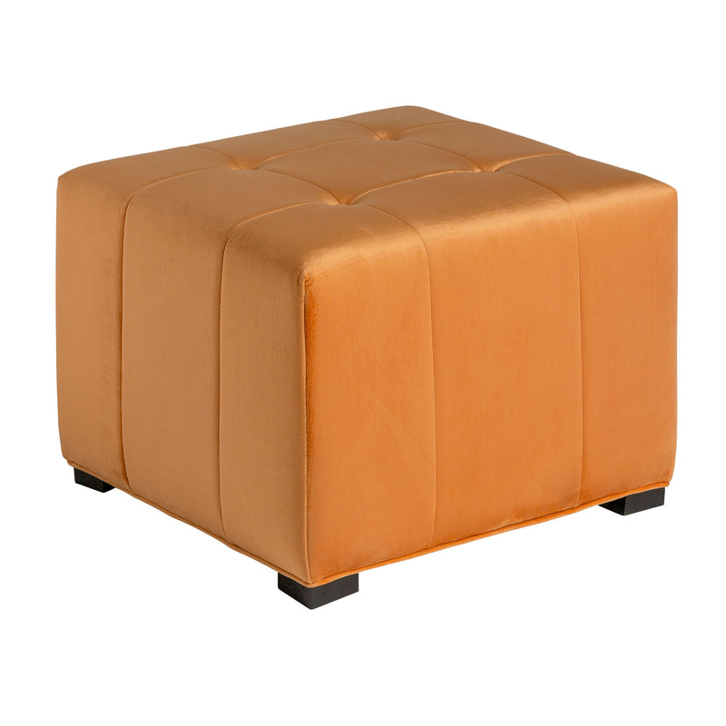 The Geloux Footrest — colonial-modern pouffe in high-performance polyester from Laiyahome