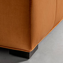 The Geloux Footrest — colonial-modern pouffe in high-performance polyester from Laiyahome