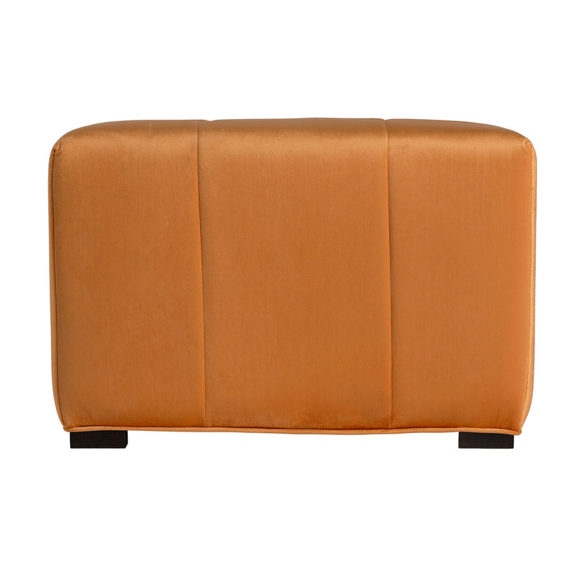 The Geloux Footrest — colonial-modern pouffe in high-performance polyester from Laiyahome