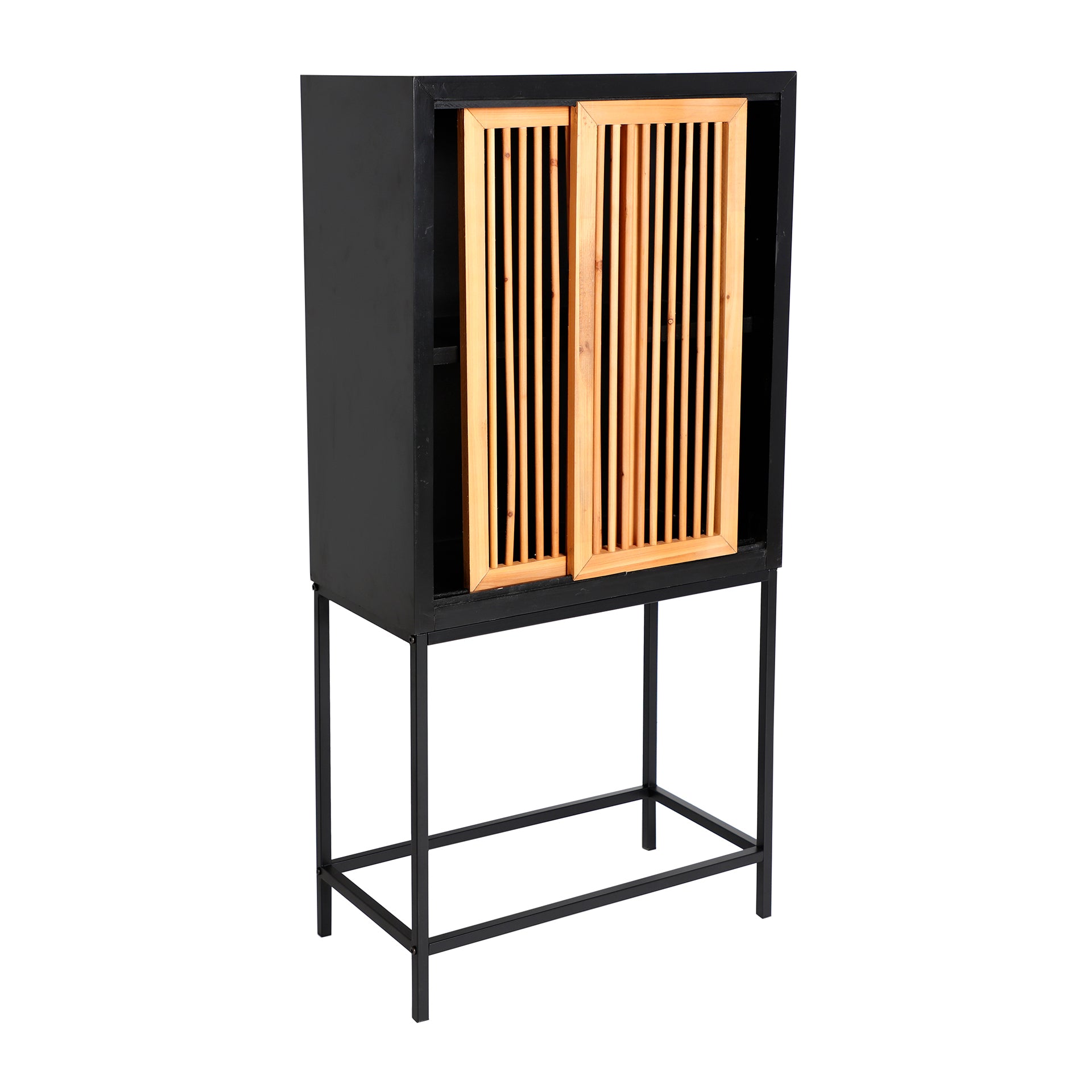 The Lomqui Wardrobe — contemporary cabinet in engineered wood with veneer finish from Laiyahome