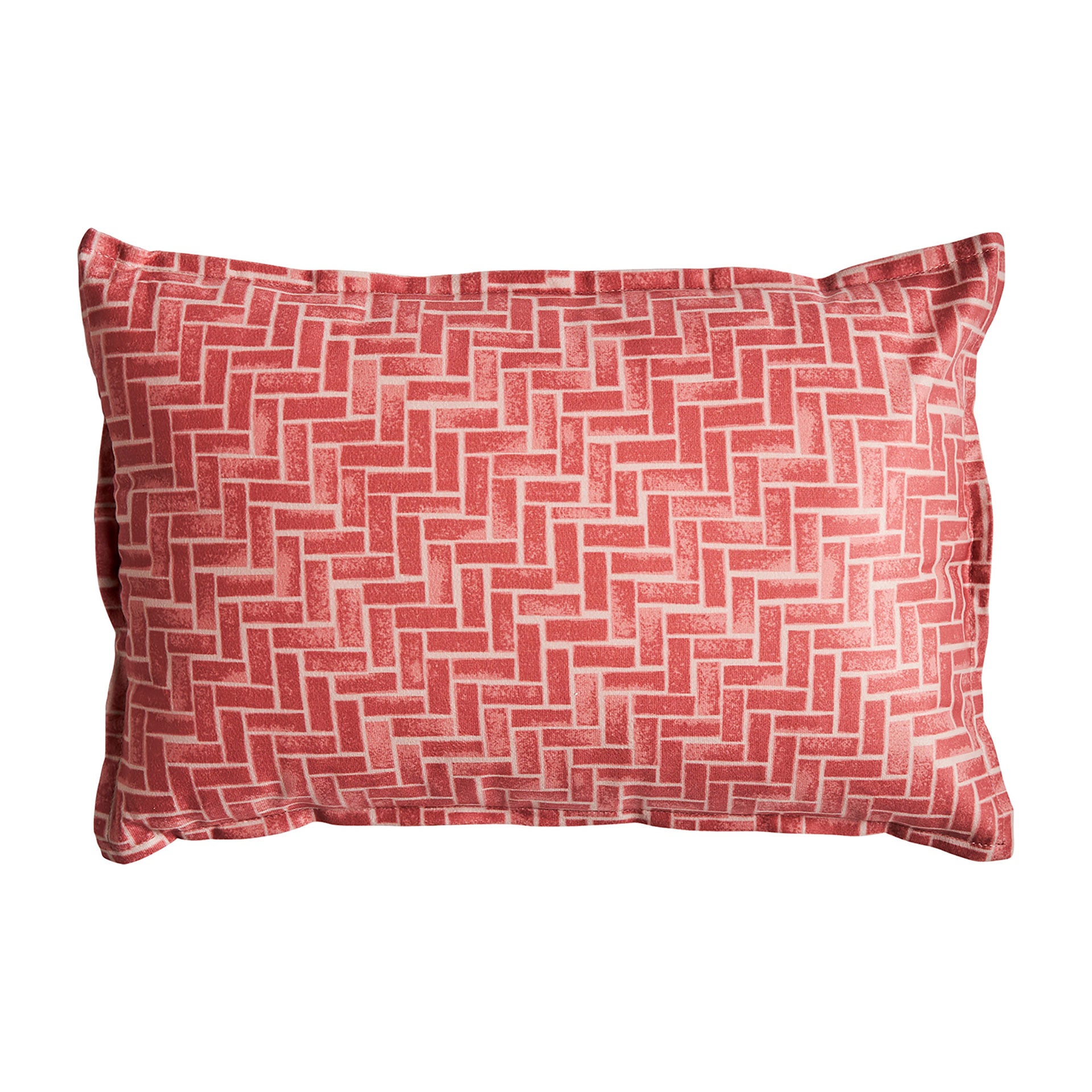 The Pink Cushion — playful contemporary cushion in dense velvet from Laiyahome