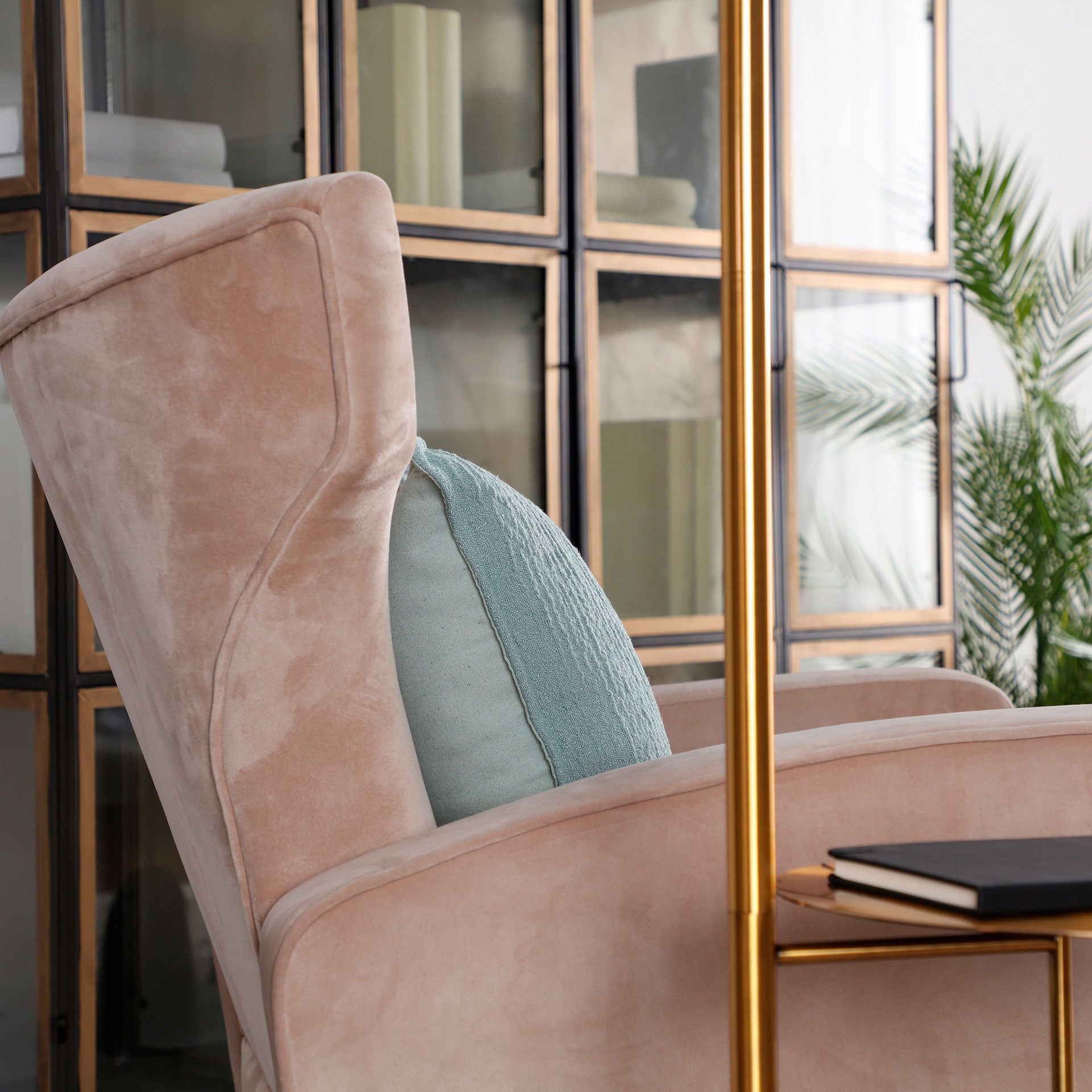 The Nela Cushion — playful contemporary cushion in high-performance polyester from Laiyahome