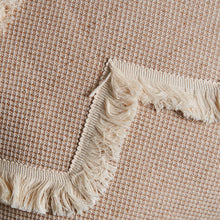 The Teosk Cushion — contemporary cushion in natural jute from Laiyahome