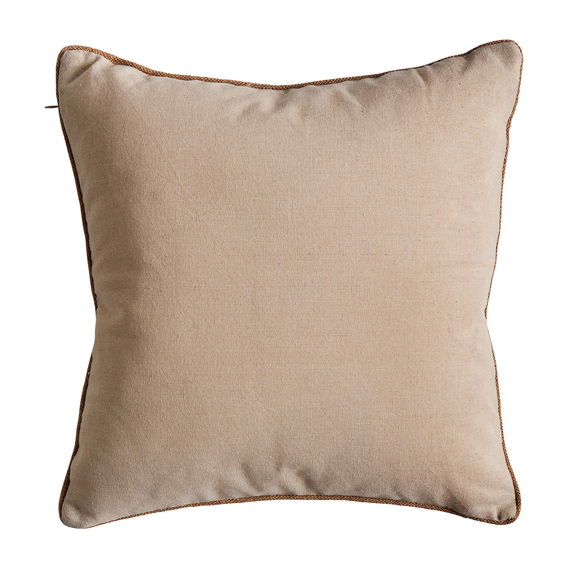 The Kellier Cushion — contemporary cushion in natural jute from Laiyahome