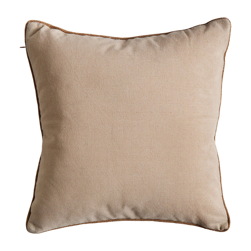 The Kellier Cushion — contemporary cushion in natural jute from Laiyahome