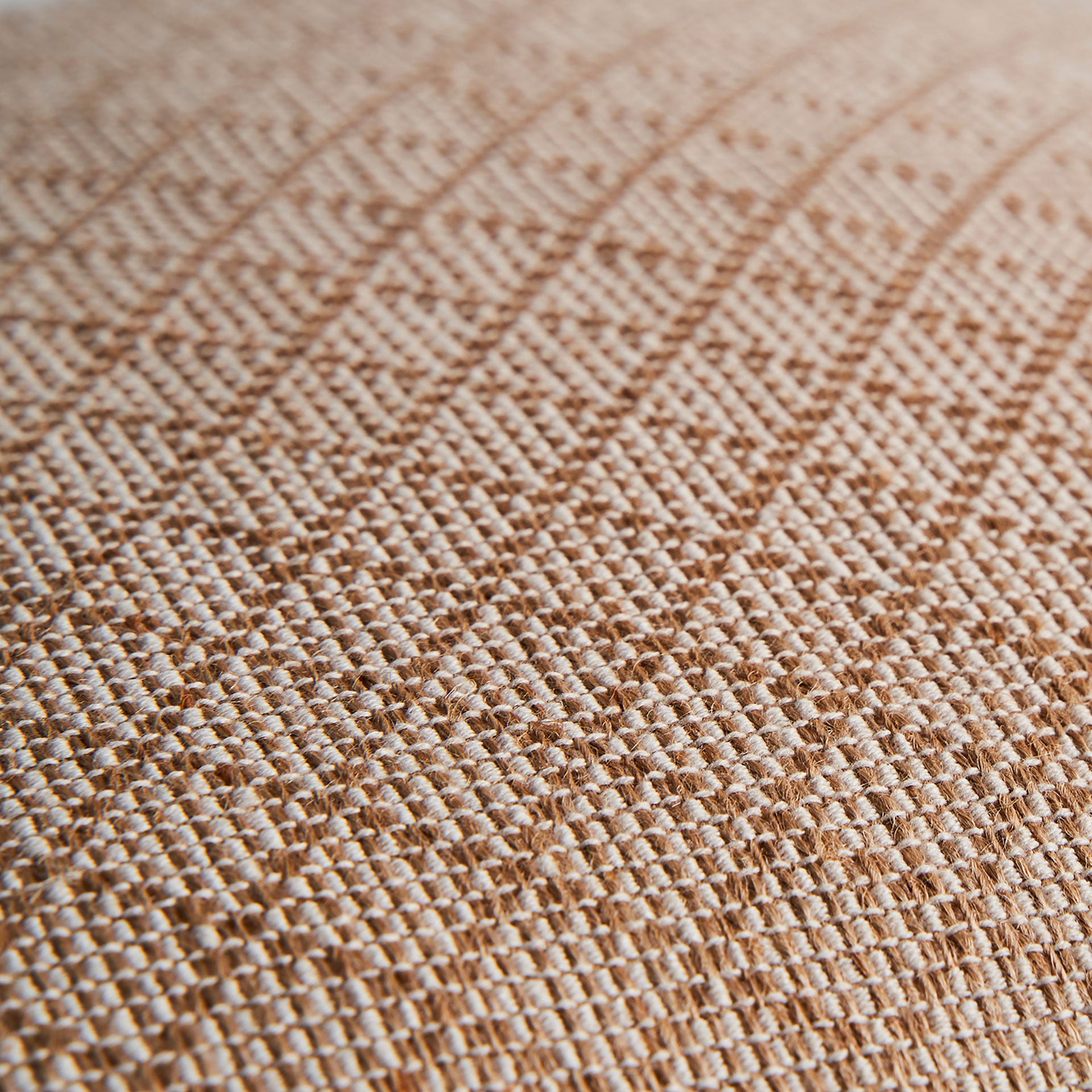 The Kellier Cushion — contemporary cushion in natural jute from Laiyahome