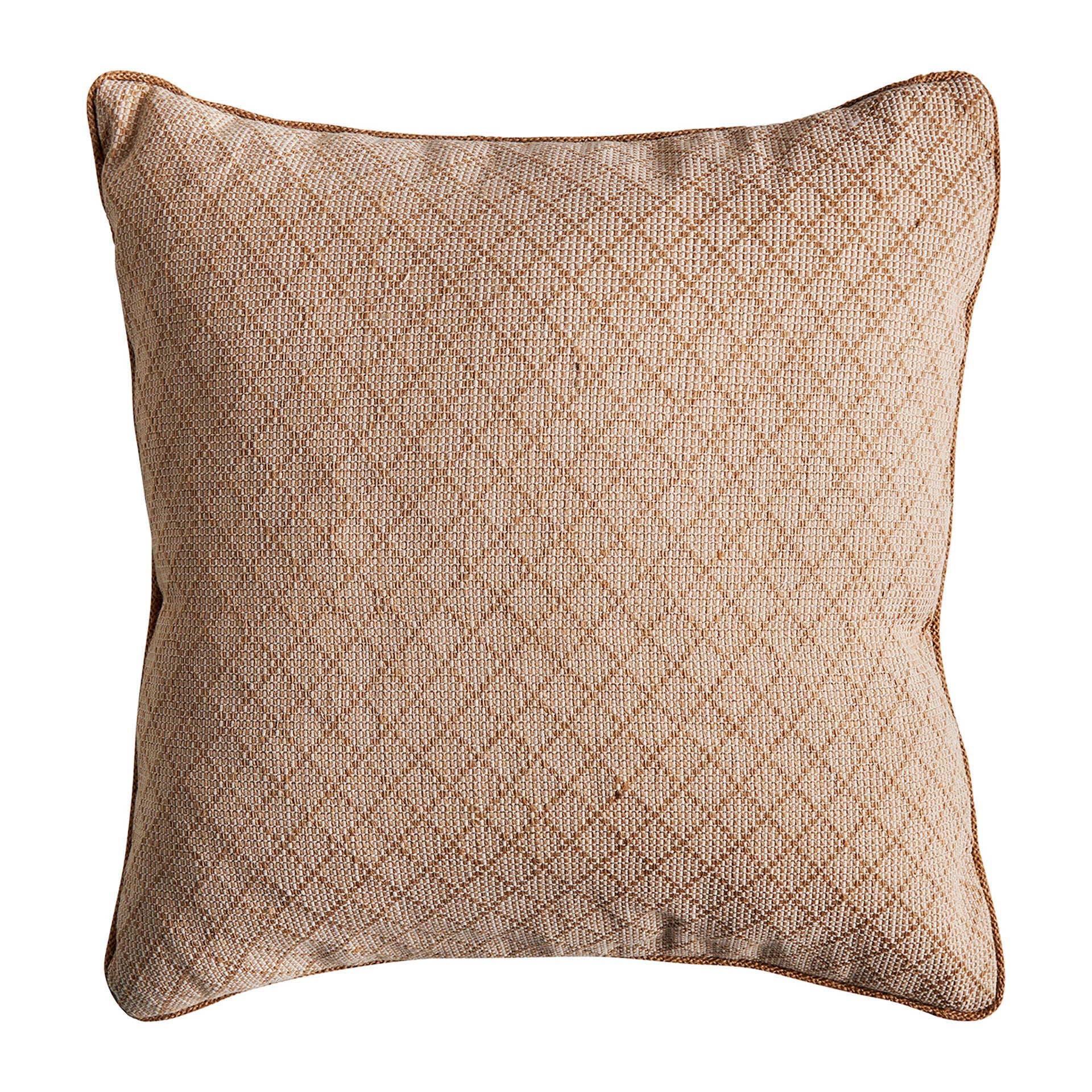 The Kellier Cushion — contemporary cushion in natural jute from Laiyahome