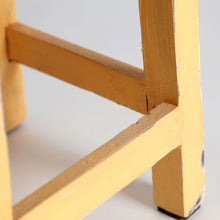The Sauris Footrest — global-modern pouffe in mahogany wood from Laiyahome