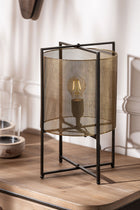 The Haimie Table Lamp — Art Deco table lamp in solid iron from Laiyahome