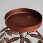 The Palmera Lucerna Candelabra — Art Deco candle holder in solid iron from Laiyahome