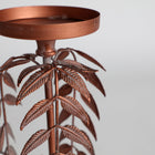 The Palmera Lucerna Candelabra — Art Deco candle holder in solid iron from Laiyahome
