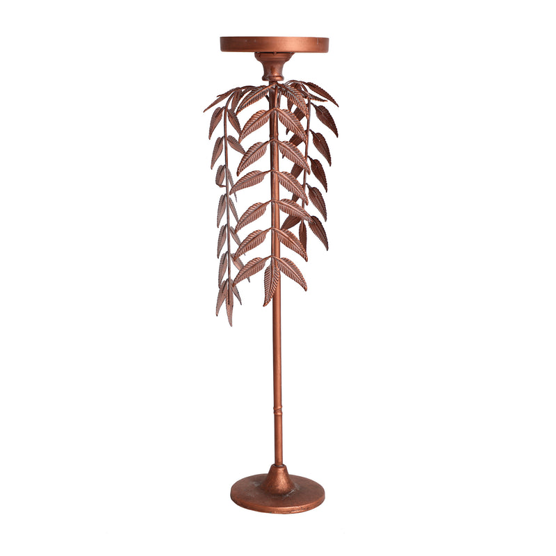 The Palmera Lucerna Candelabra — Art Deco candle holder in solid iron from Laiyahome