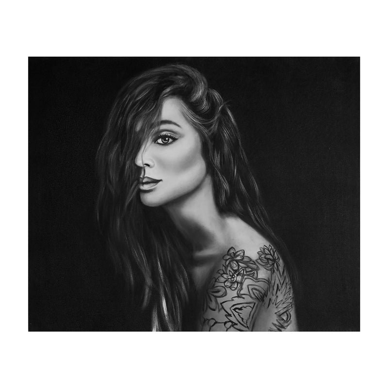 The Hina Canvas — contemporary wall art in stretched canvas from Laiyahome