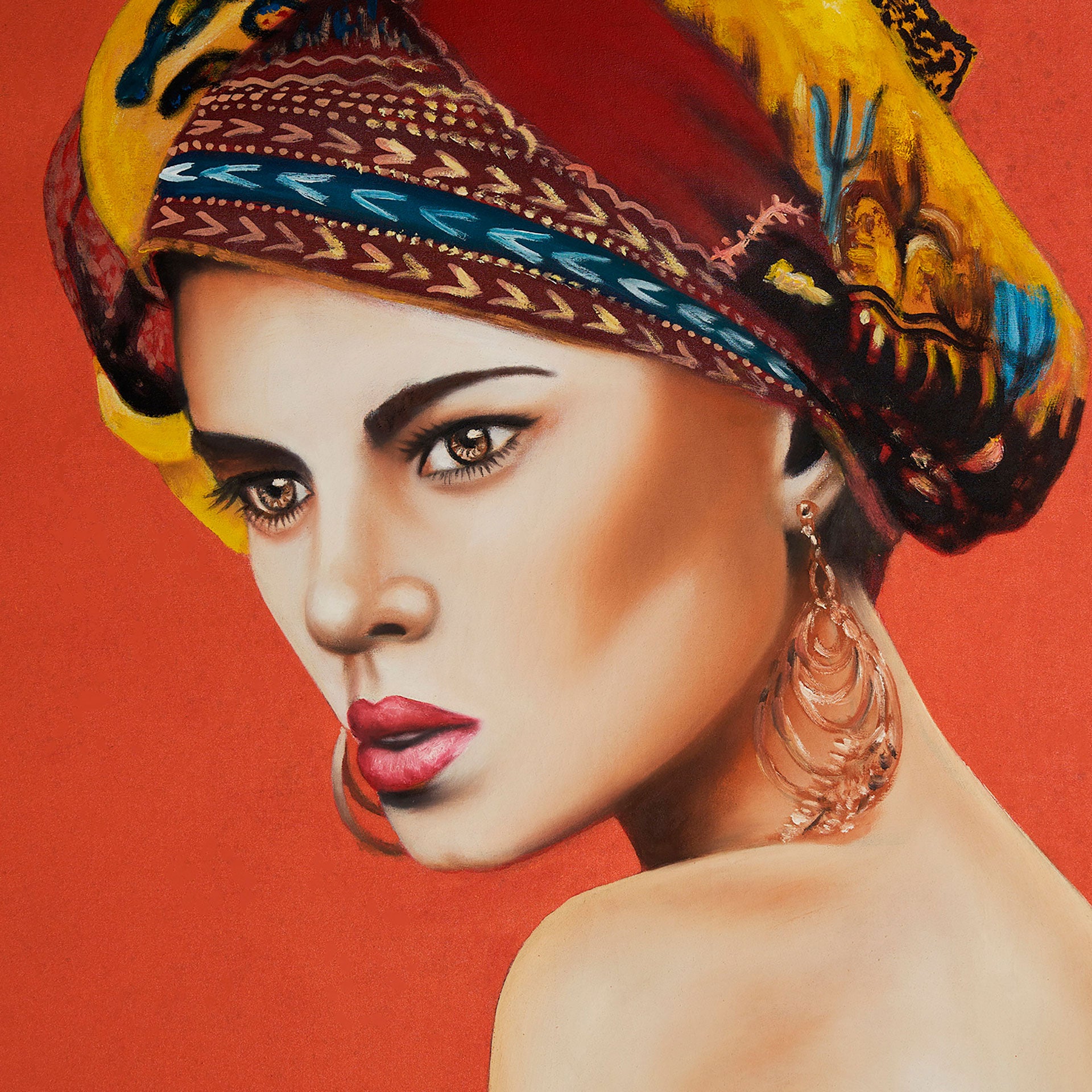 The Yua Canvas — contemporary wall art in stretched canvas from Laiyahome