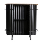 The Meysse Bar Counter — industrial bar piece in oak wood from Laiyahome