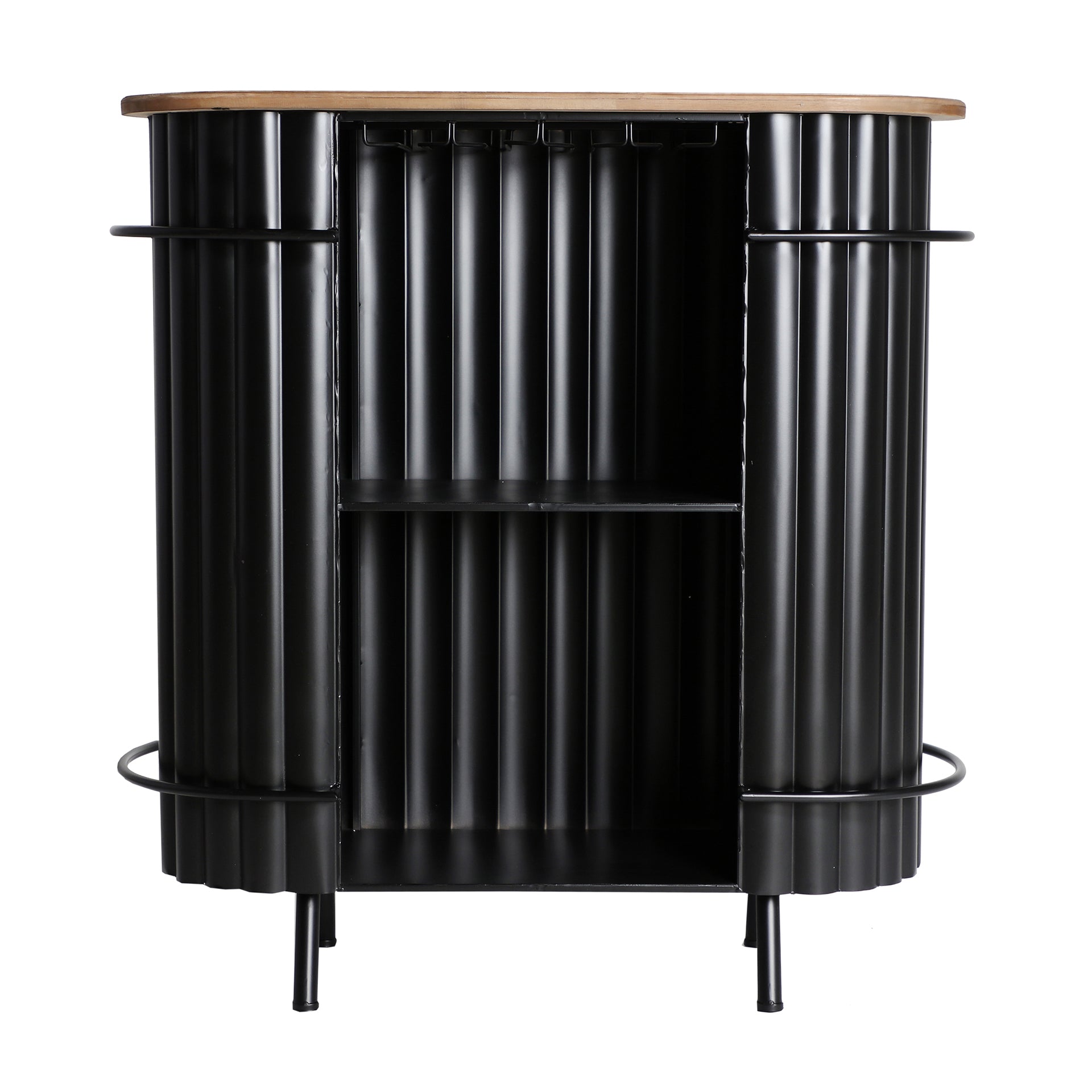 The Meysse Bar Counter — industrial bar piece in oak wood from Laiyahome