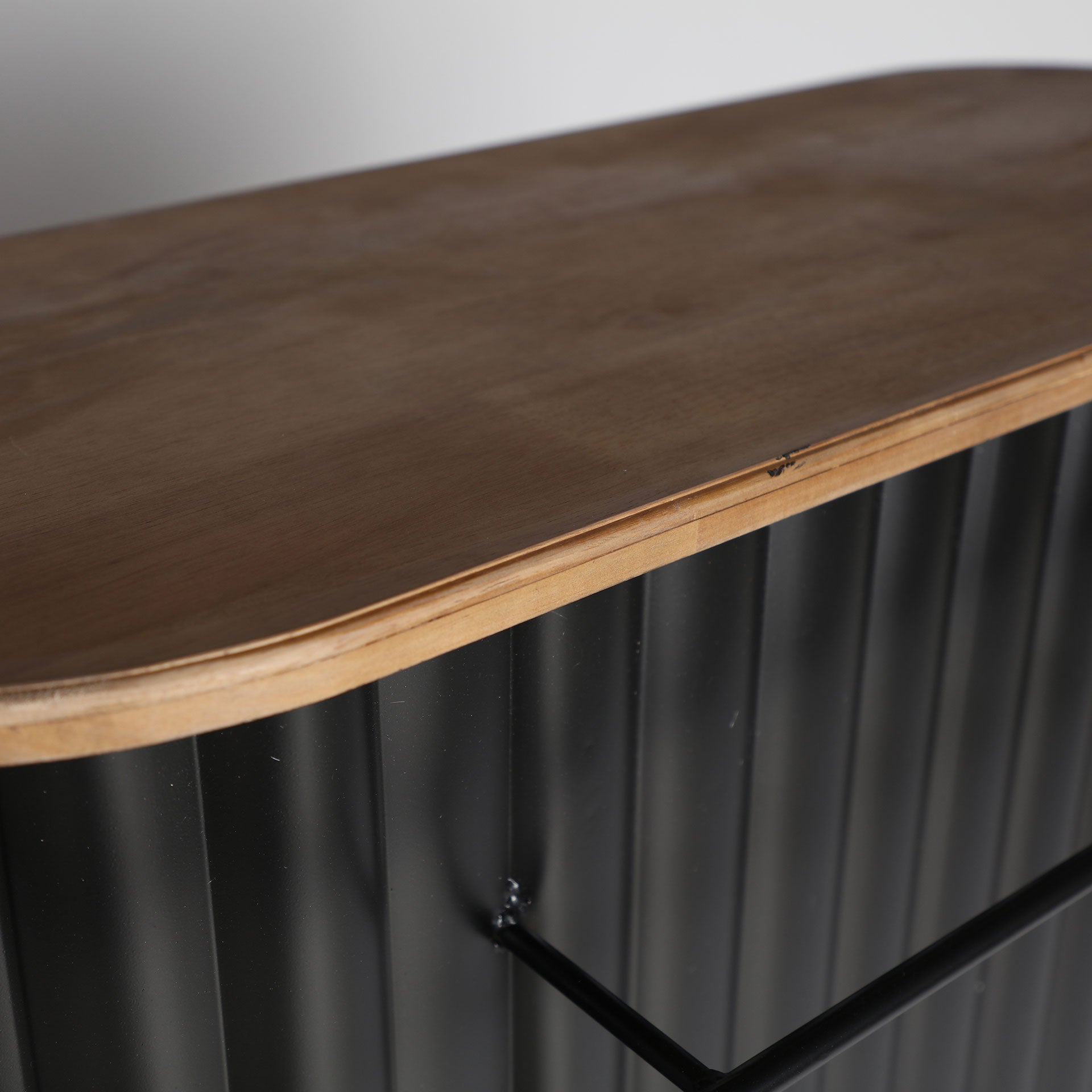 The Meysse Bar Counter — industrial bar piece in oak wood from Laiyahome