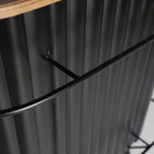 The Meysse Bar Counter — industrial bar piece in oak wood from Laiyahome