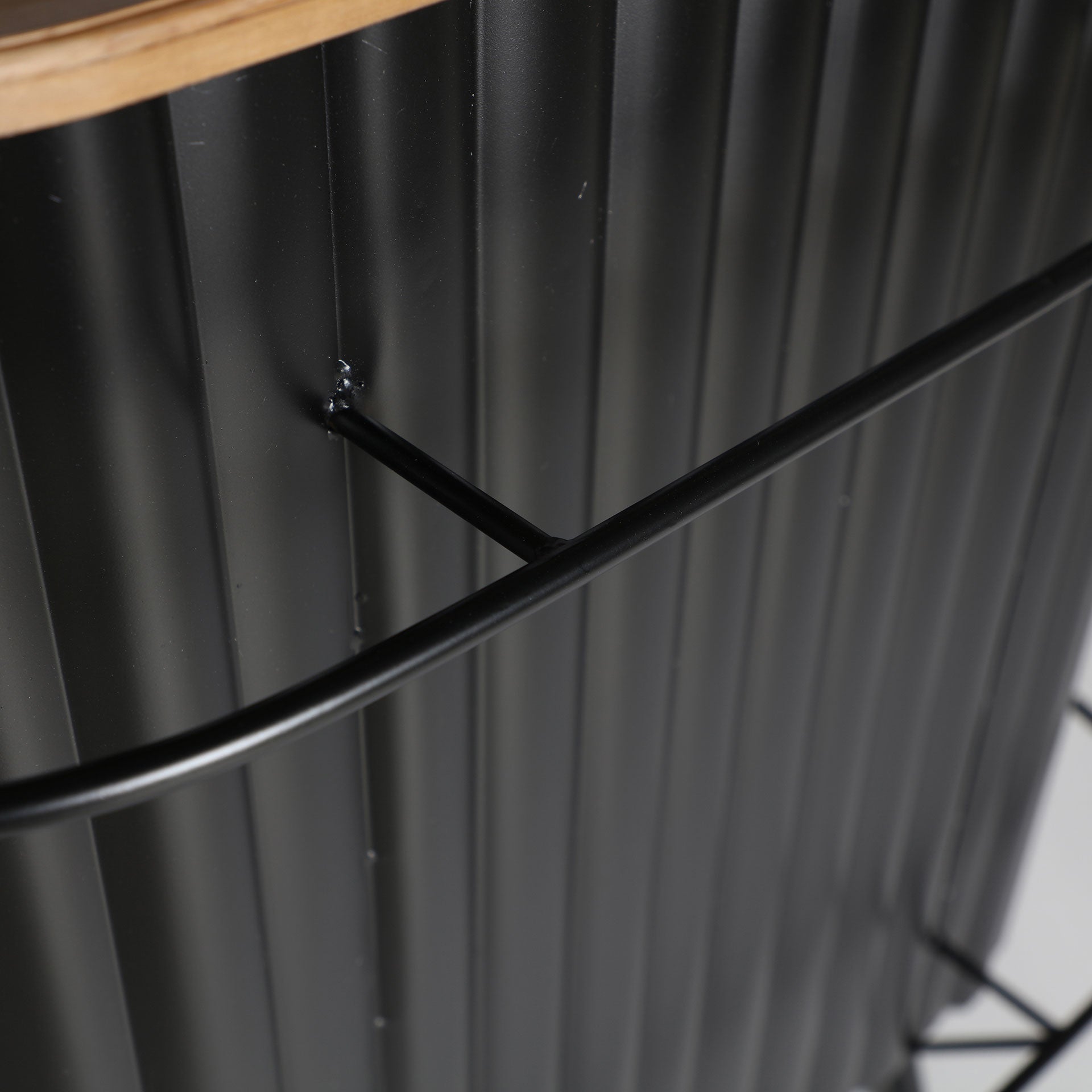 The Meysse Bar Counter — industrial bar piece in oak wood from Laiyahome