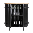 The Meysse Bar Counter — industrial bar piece in oak wood from Laiyahome