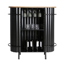The Meysse Bar Counter — industrial bar piece in oak wood from Laiyahome