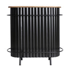 The Meysse Bar Counter — industrial bar piece in oak wood from Laiyahome