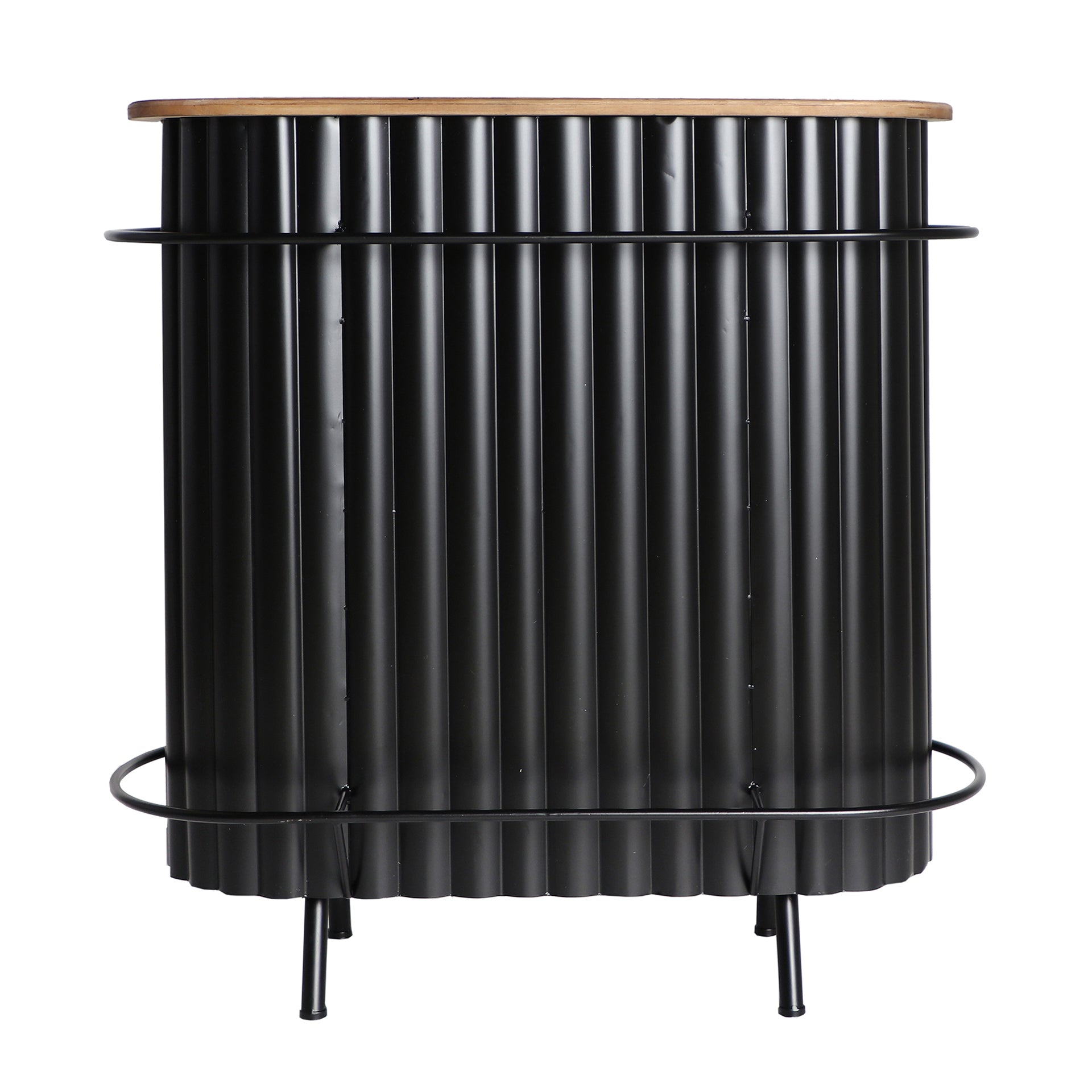 The Meysse Bar Counter — industrial bar piece in oak wood from Laiyahome