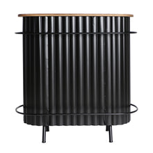 The Meysse Bar Counter — industrial bar piece in oak wood from Laiyahome