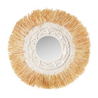 The Kasses Mirror — boho-modern mirror in natural raffia from Laiyahome