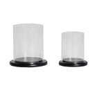The Blasige Candle Holder (Set of 2) — contemporary candle holder in engineered wood with veneer finish from Laiyahome