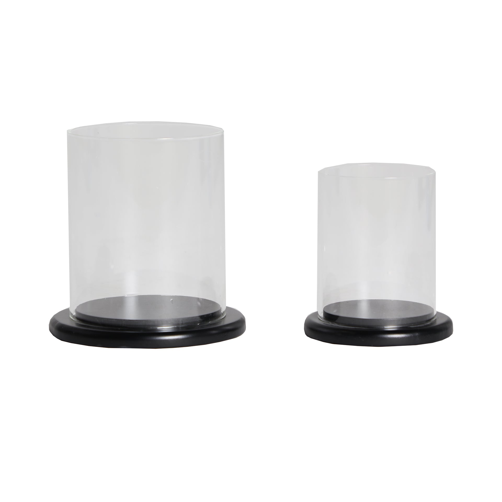 The Blasige Candle Holder (Set of 2) — contemporary candle holder in engineered wood with veneer finish from Laiyahome