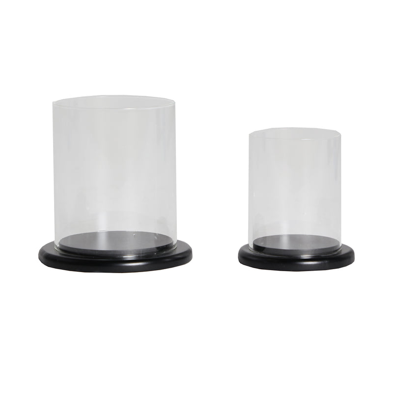 The Blasige Candle Holder (Set of 2) — contemporary candle holder in engineered wood with veneer finish from Laiyahome