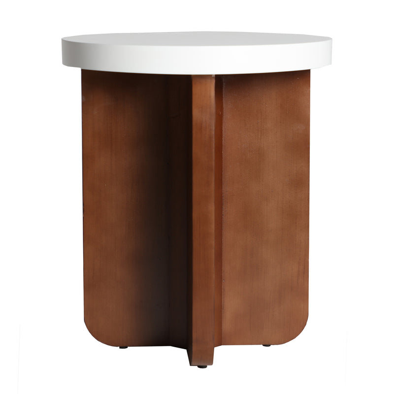 The Grandval Side Table — contemporary side table in engineered wood with veneer finish from Laiyahome