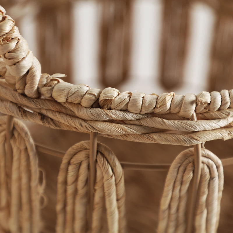 The Dieky Clothes Basket (Set of 2) — boho-modern basket in woven natural fibre from Laiyahome