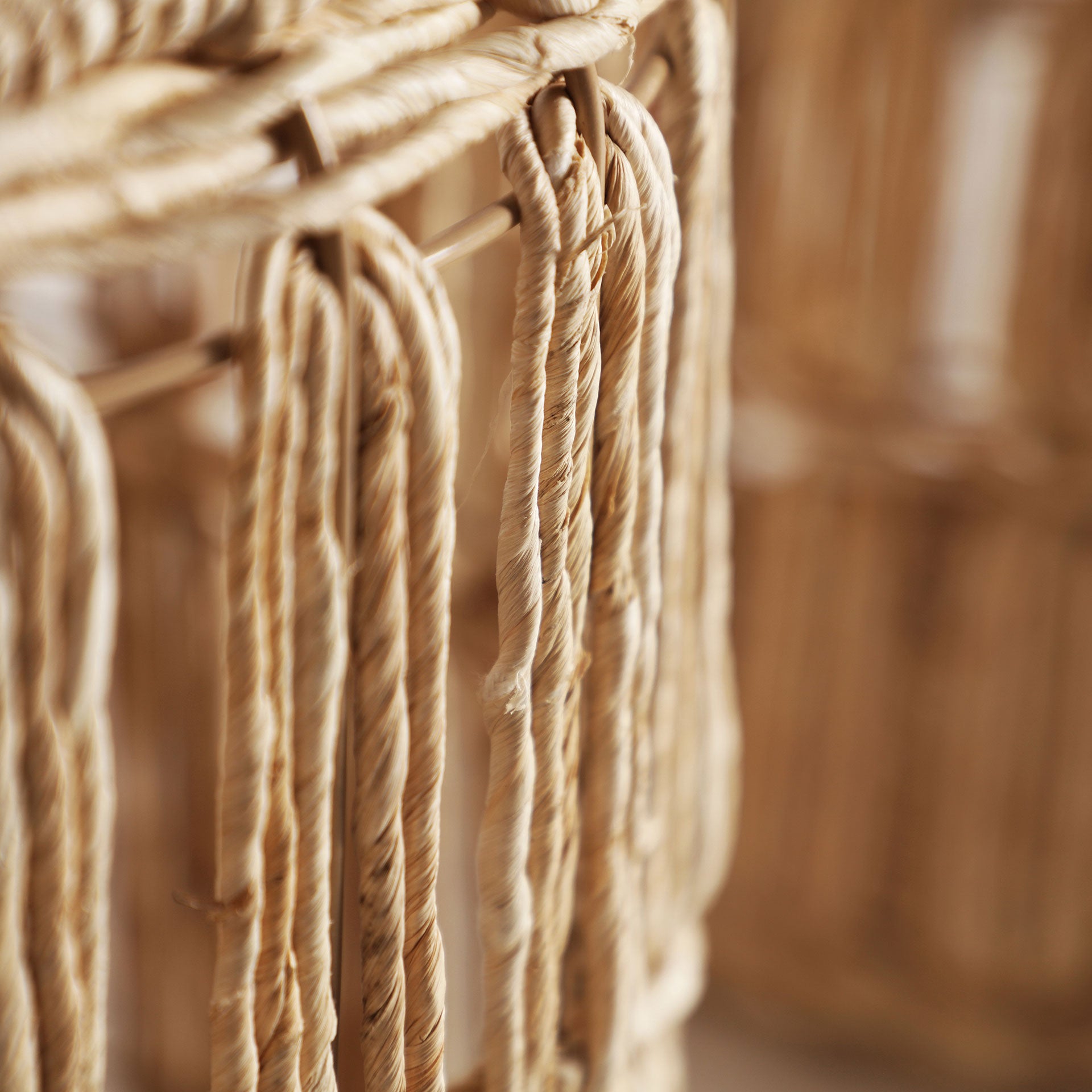 The Dieky Clothes Basket (Set of 2) — boho-modern basket in woven natural fibre from Laiyahome