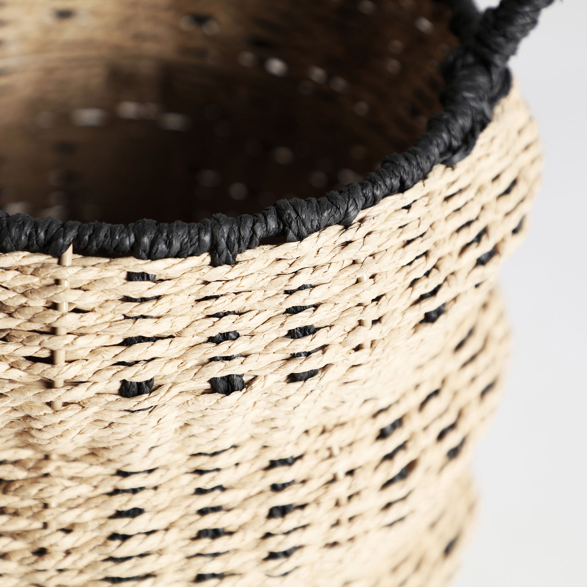 The Wica Clothes Basket (Set of 2) — boho-modern planter in woven natural fibre from Laiyahome