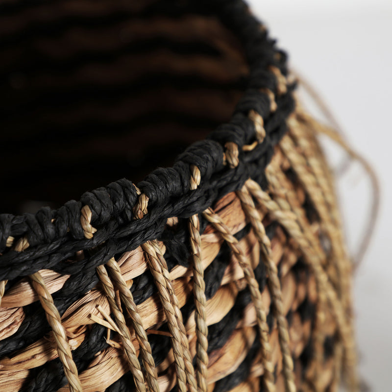 The Blair Clothes Basket (Set of 2) — boho-modern basket in woven natural fibre from Laiyahome