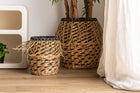 The Blair Clothes Basket (Set of 2) — boho-modern basket in woven natural fibre from Laiyahome
