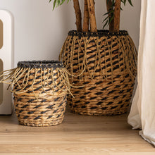 The Blair Clothes Basket (Set of 2) — boho-modern basket in woven natural fibre from Laiyahome