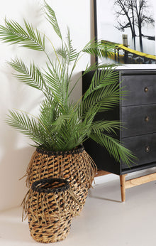 The Blair Clothes Basket (Set of 2) — boho-modern basket in woven natural fibre from Laiyahome