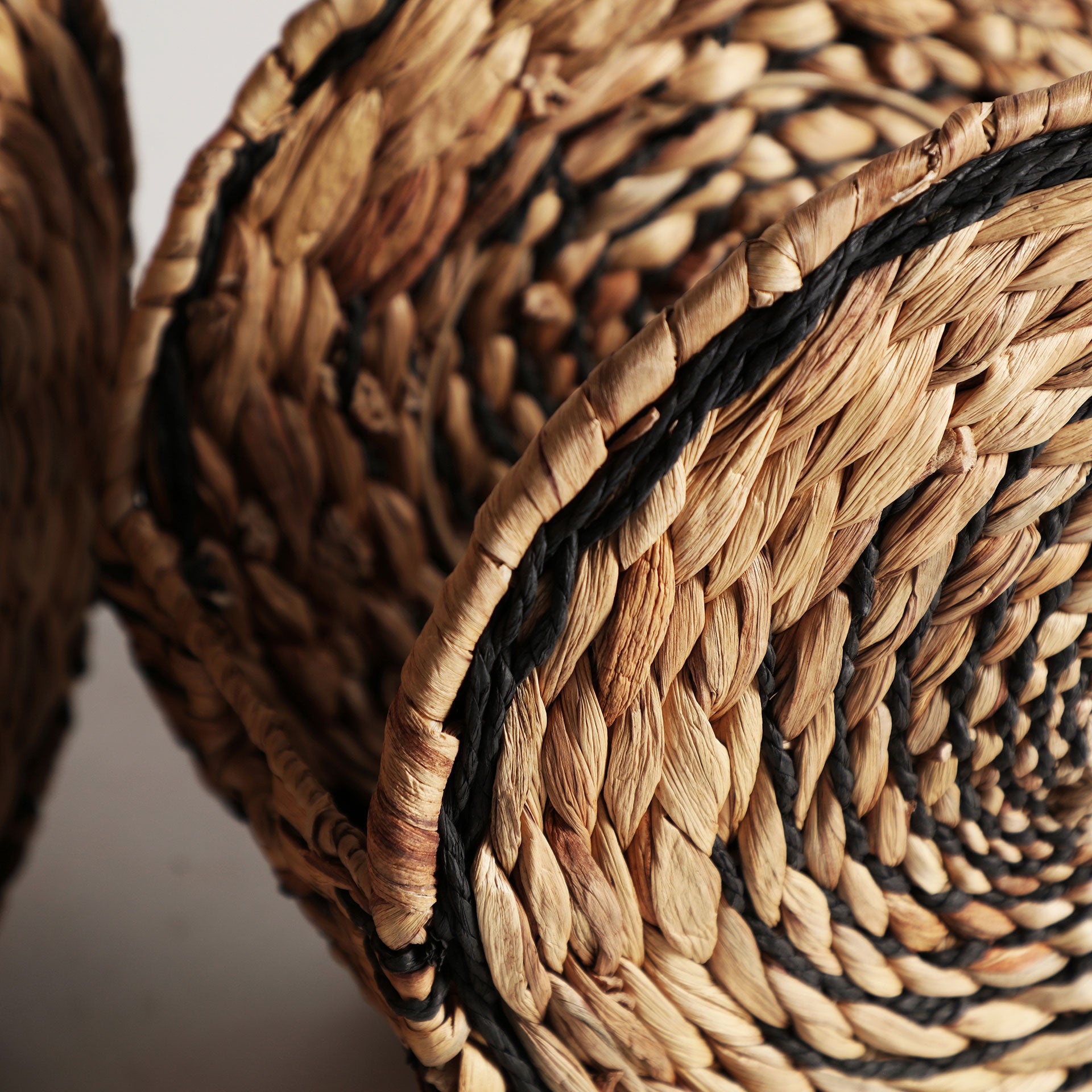The Blair Clothes Basket (Set of 2) — boho-modern basket in woven natural fibre from Laiyahome