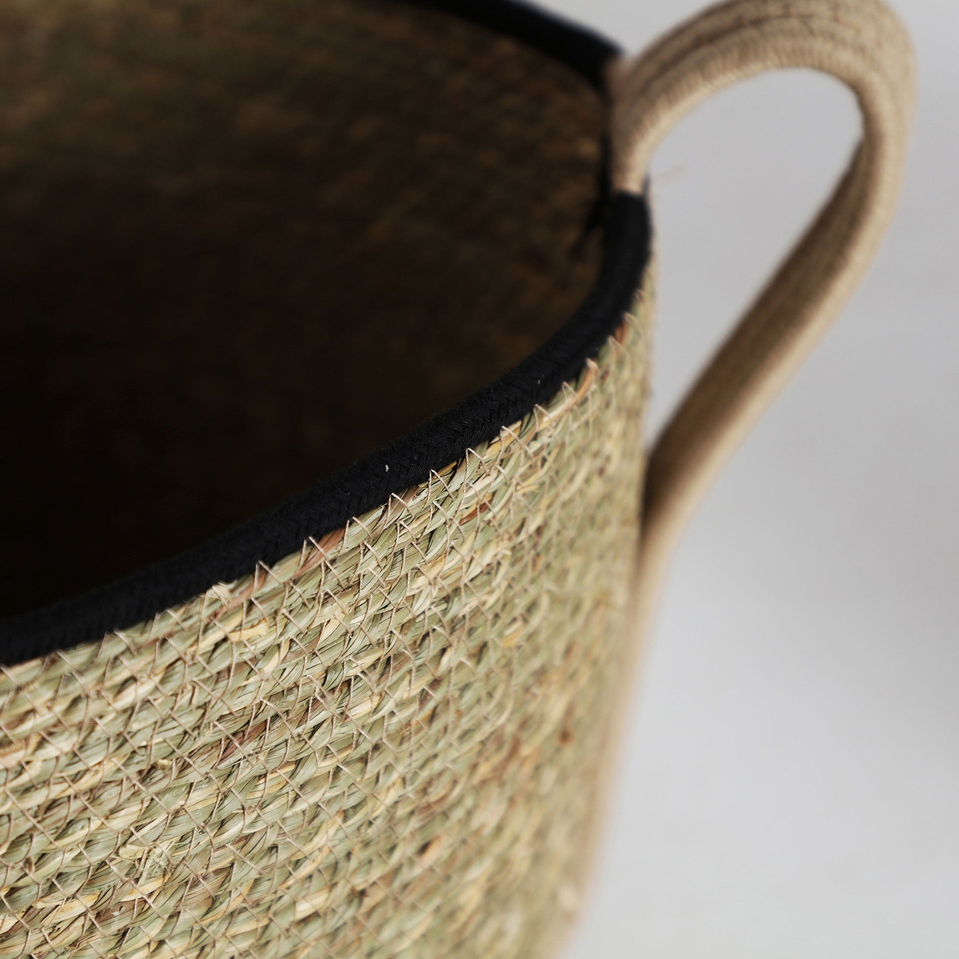 The Wica Clothes Basket (Set of 2) — boho-modern planter in woven natural fibre from Laiyahome