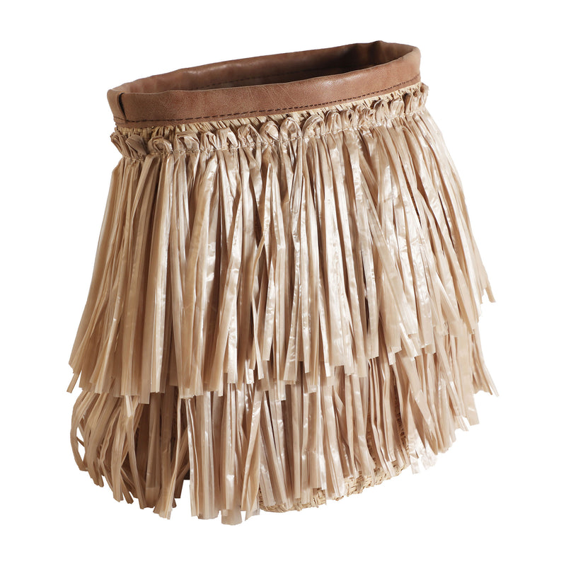 The Bhuv Bag — boho-modern basket in woven natural fibre from Laiyahome