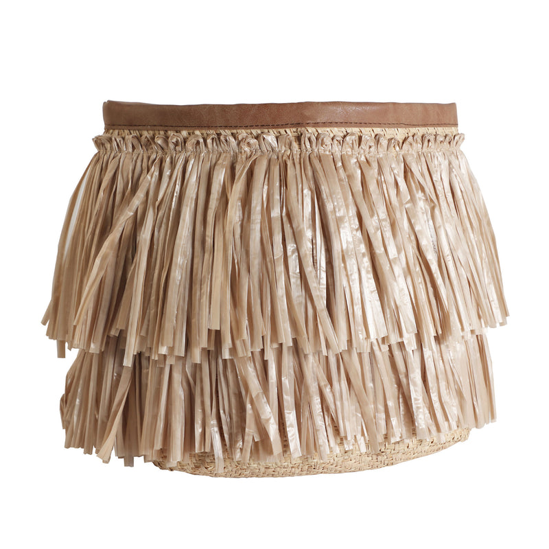 The Bhuv Bag — boho-modern basket in woven natural fibre from Laiyahome