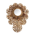 The Blair Mirror — boho-modern mirror in straw from Laiyahome