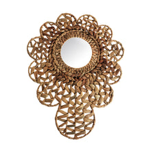 The Blair Mirror — boho-modern mirror in straw from Laiyahome