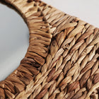The Blair Mirror — boho-modern mirror in straw from Laiyahome
